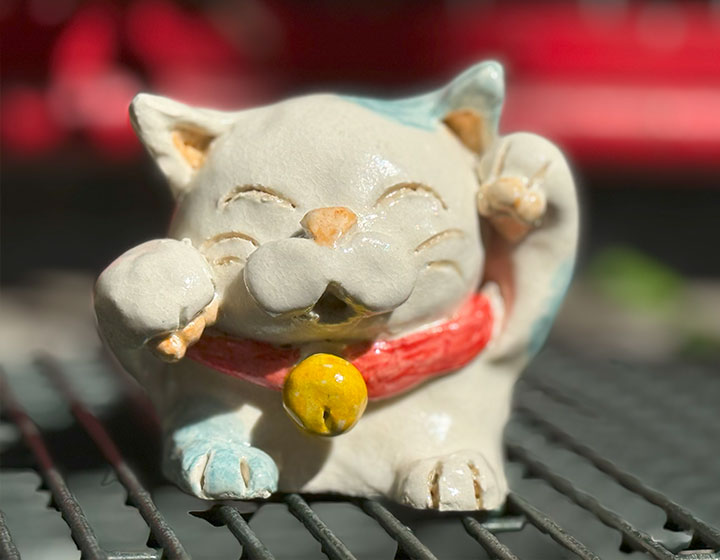 The office was dark, so I snapped a photo outside.