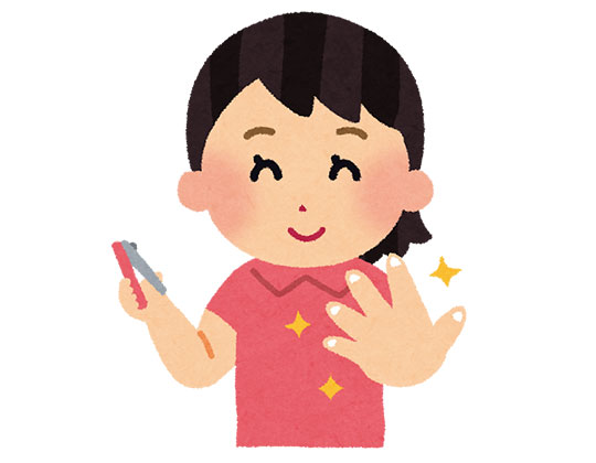 Keep your nails short to prevent dirt from getting stuck between them and damaging your nail art.